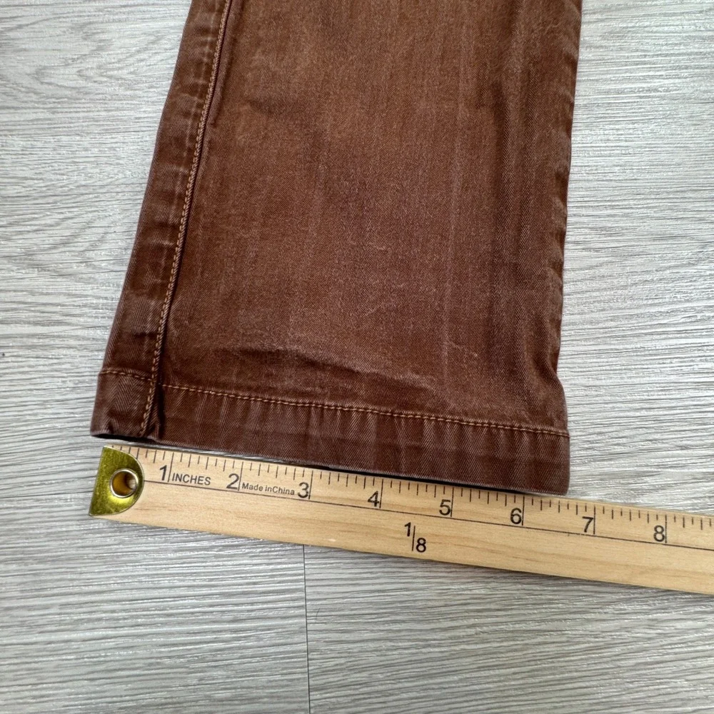 VTG Navigare Men's Pants Soft Slim Fit Brown Size 50 32(?) Italy Limited Retro